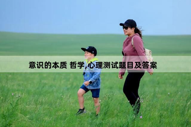 意识的本质 哲学,心理测试题目及答案